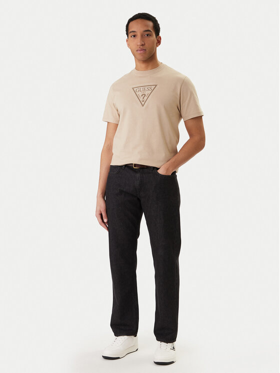 Guess Guess Футболка M6RI23 K8FQ4 Бежевий Regular Fit