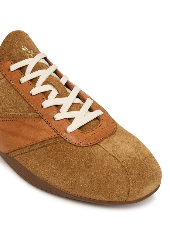 Polo Ralph Lauren Sneakersy Polo Ralph Lauren Rl Racer 809P15755001 Svetlo hnedá