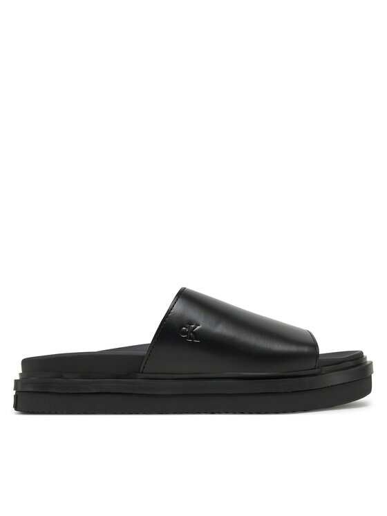 Calvin Klein Jeans Ciabatte Calvin Klein Jeans Flat Molded Sandal Slide YW0YW01710 Nero