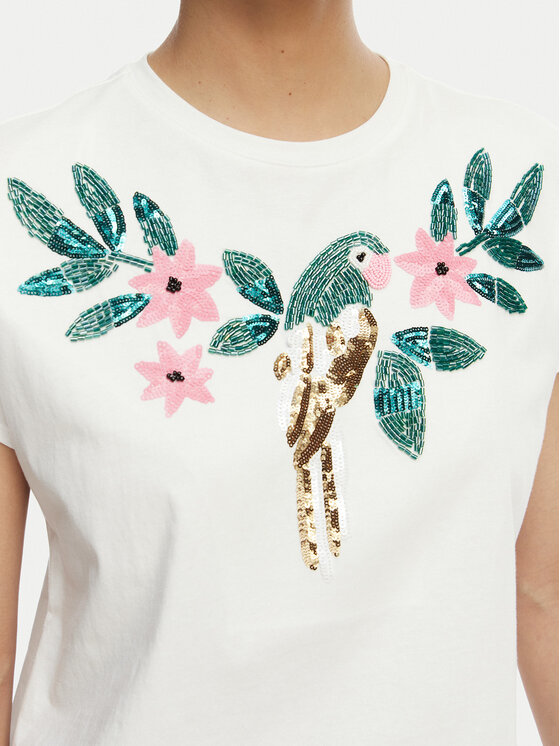 LOLA CASADEMUNT LOLA CASADEMUNT Camiseta MS2615004 Blanco Regular Fit