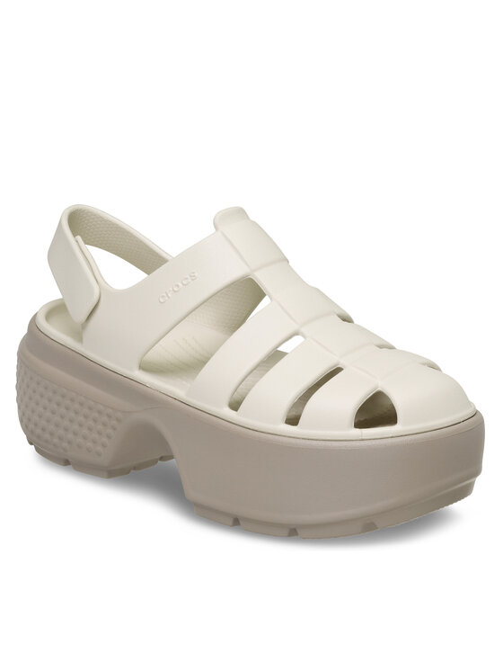 Crocs Босоніжки Crocs Stomp Fisherman Sandal 209938 Сірий