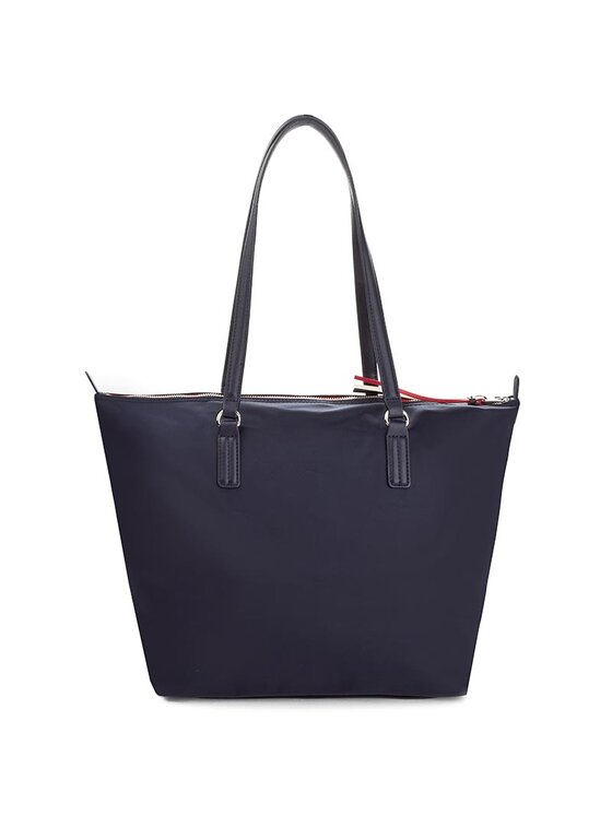 Tommy Hilfiger Táska Tommy Hilfiger Poppy Tote AW0AW04302 Sötétkék