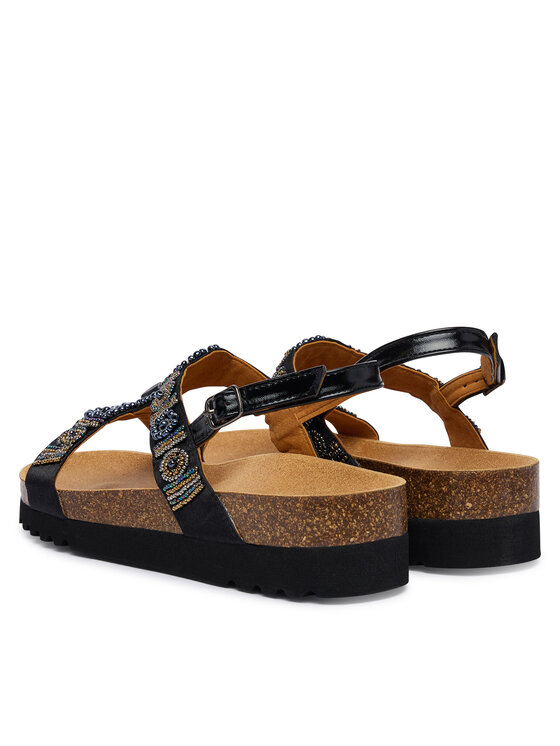 Scholl Босоніжки Scholl Bogota Sandal MF32006 Чорний