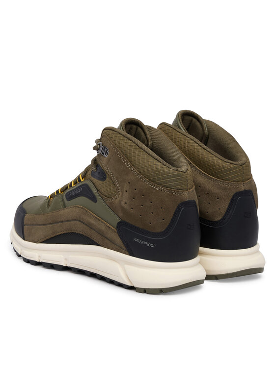 Tommy Hilfiger Sneakers Tommy Hilfiger Wp Mix Chukka Runner FM0FM06022 Cachi