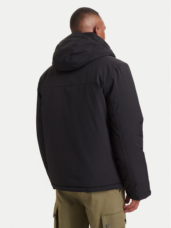 Reebok Reebok Žieminė striukė RCC00078 Juoda Regular Fit