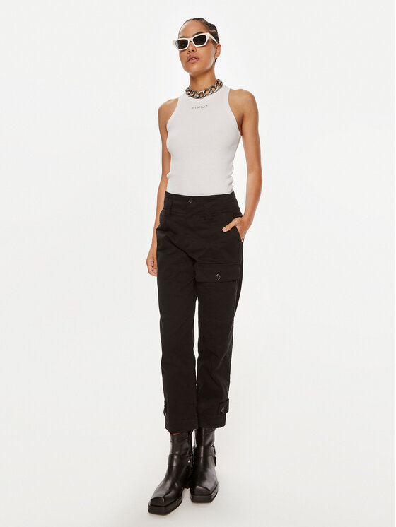 PINKO Pinko Top Distinto 100822 A22X Bela Regular Fit