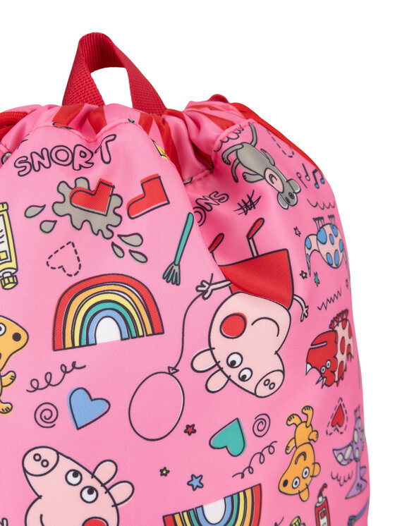 Peppa Pig Рюкзак-мішок Peppa Pig ACCCS-AW24-107PP Рожевий