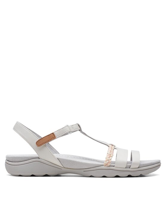 Clarks Sandali Clarks Amanda Tealite 26171126 Bela