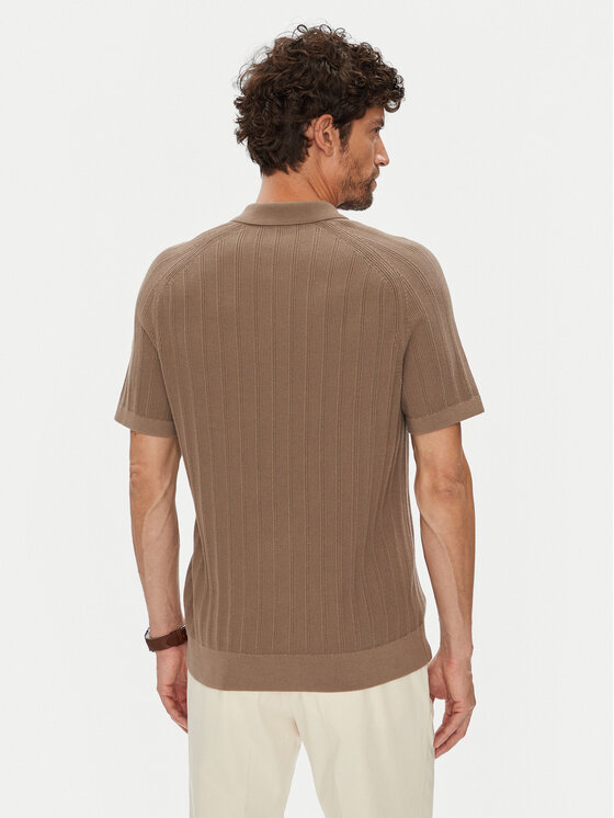 Michael Kors Michael Kors Polo CT560GT469 Καφέ Regular Fit
