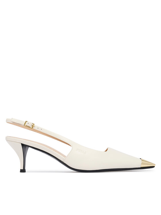 Furla Lodičky Furla Metal Slingback YM29FML X30000 CN 1704S Krémová
