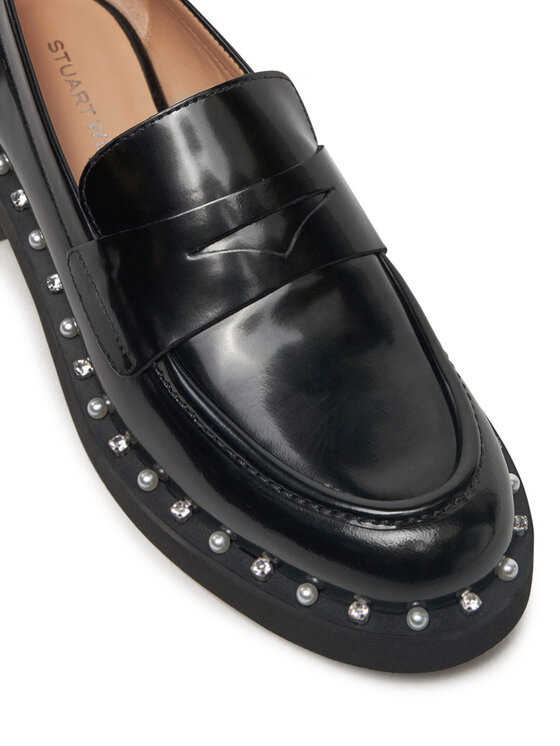 Stuart Weitzman Лофери Stuart Weitzman Reverie Loafer SK032 Чорний