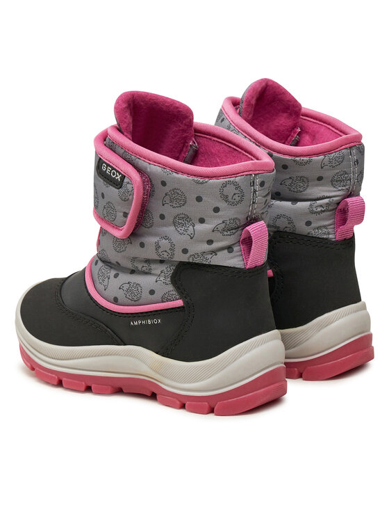 Geox Snehule Geox B Flanfil Girl B Abx B263WG 0BCMN C9235 S Čierna