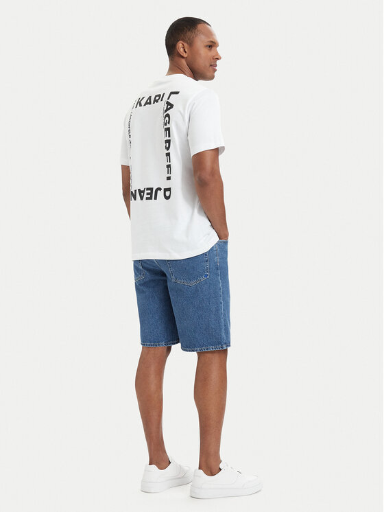 Karl Lagerfeld Jeans Karl Lagerfeld Jeans Camiseta B2M17090 Blanco Relaxed Fit