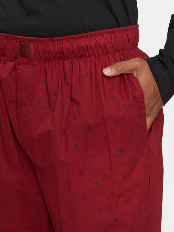 Calvin Klein Underwear Calvin Klein Underwear Παντελόνι πιτζάμας 000NM2781E Κόκκινο Relaxed Fit