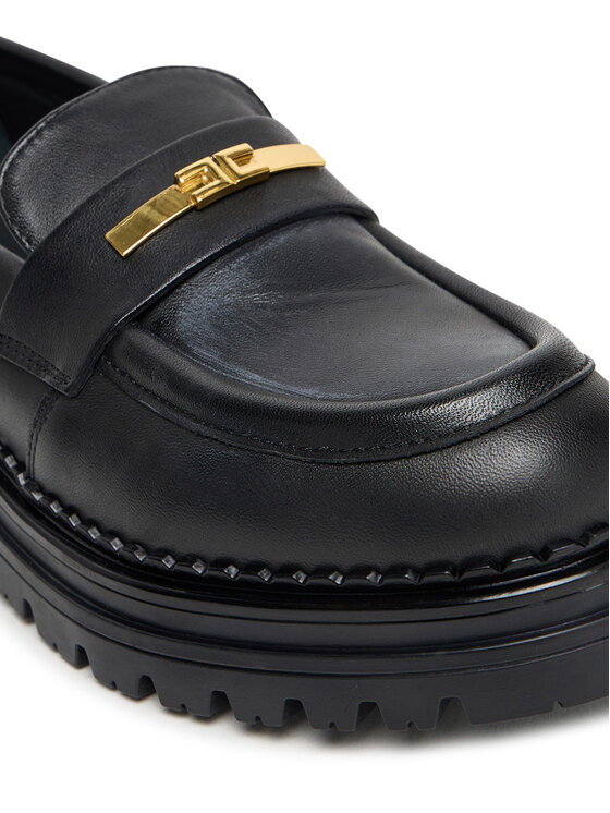Elisabetta Franchi Loafersy Elisabetta Franchi Low Cut Shoe F4A4-E0397-1251 Černá
