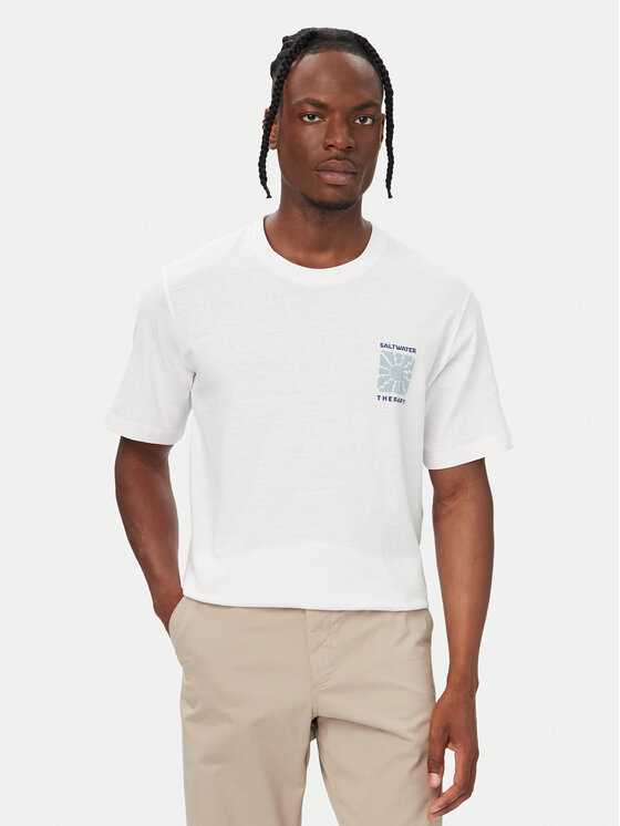 Jack & Jones Jack & Jones Camiseta Jake 12294944 Blanco Relaxed Fit
