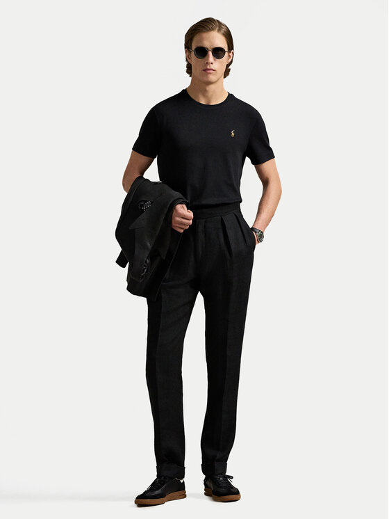 Polo Ralph Lauren Polo Ralph Lauren Футболка 710740727 Чорний Slim Fit