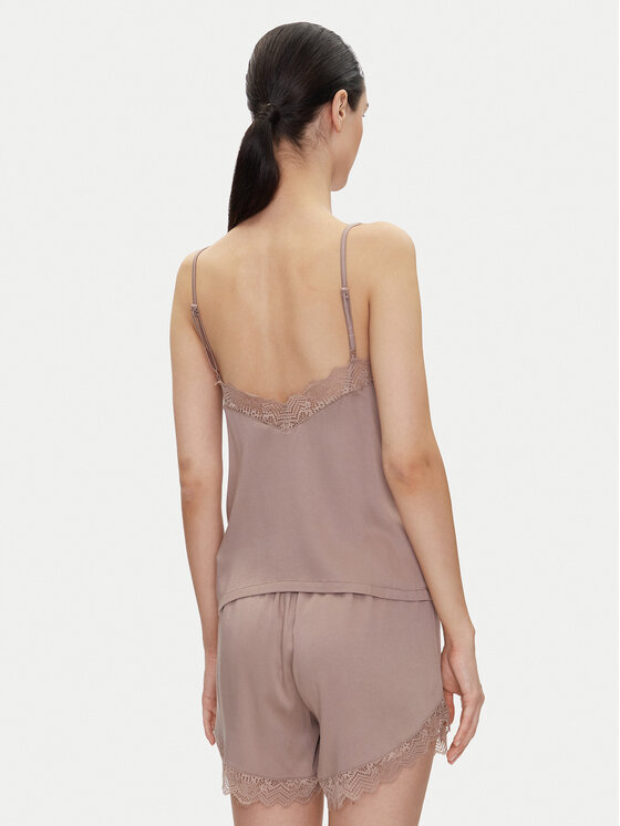 HUGO HUGO Сорочка-піжама Red Label Lace_Cami 50531653 Бежевий Regular Fit