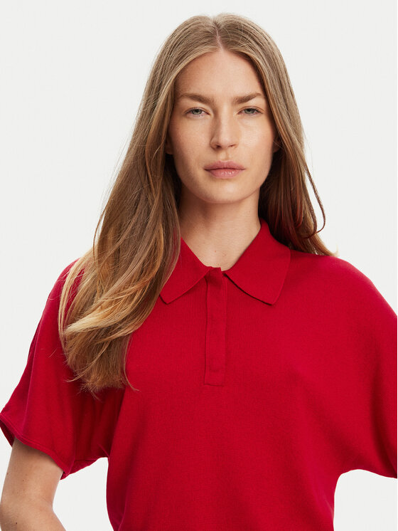 Tommy Hilfiger Tommy Hilfiger Polo WW0WW45652 Rosso Regular Fit