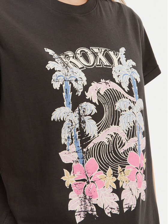 Roxy Roxy Футболка ERJZT05911 Сірий Regular Fit