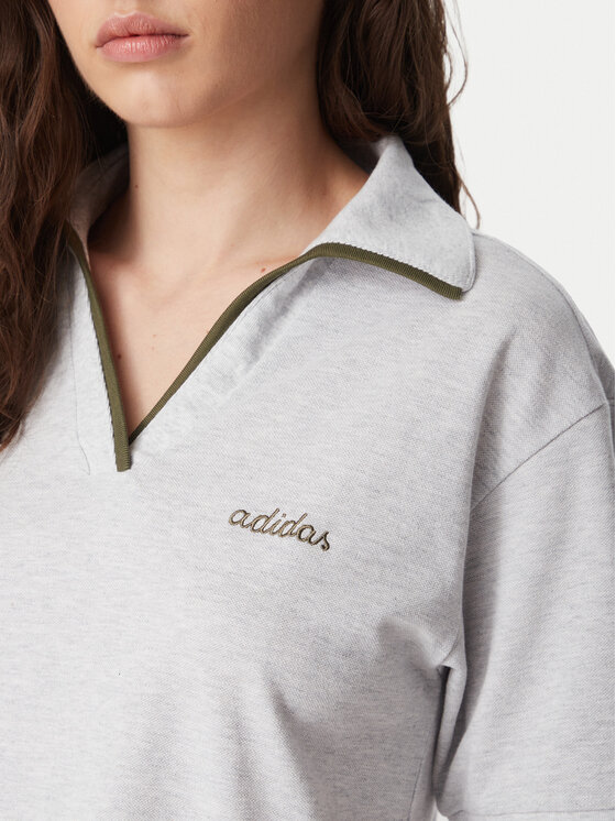 adidas adidas Polo Seasonal Essentials Colorpop Polo With Embroidered Graphic KV6855 Gris Regular Fit