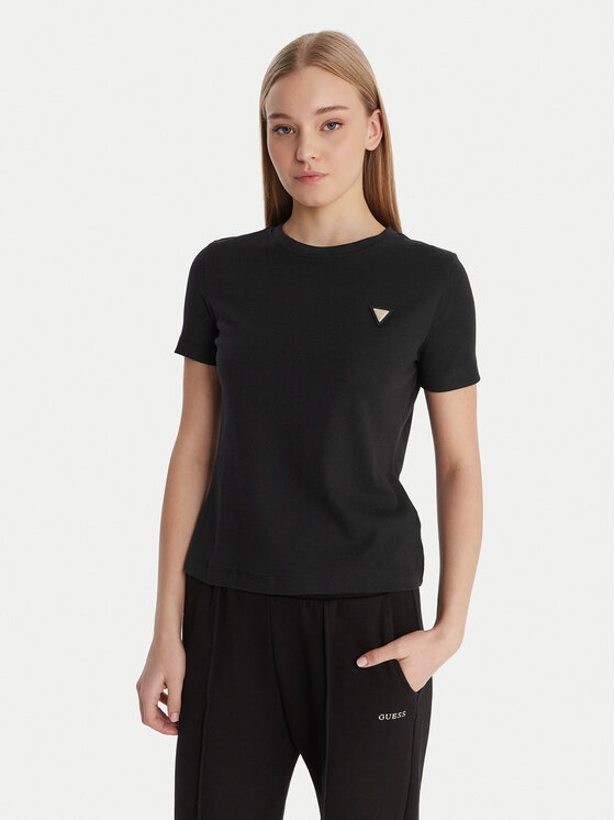 Guess Guess Camiseta V6RI17 KD741 Negro Regular Fit