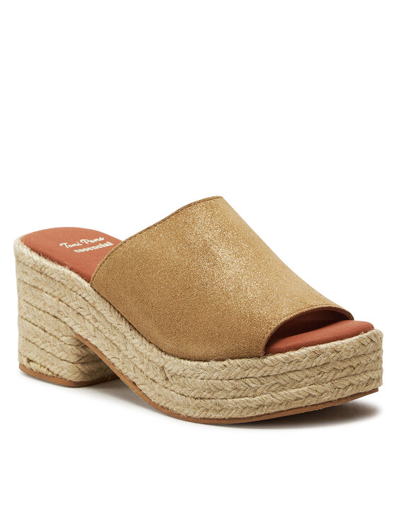 Toni Pons Espadrilky Toni Pons Andrea Zlatá