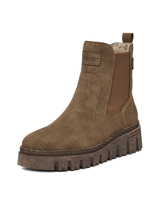 Rieker Боти Rieker CEO-Z8960-25 Тъмнобежов