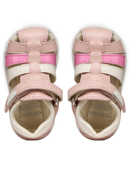 Geox Basutės Geox B Sandal Macchia Gir B254WB 085BC C8WE8 Rožinė