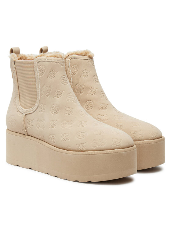 Guess Botine Guess Jilaine FLFJIL FAL10 Bej