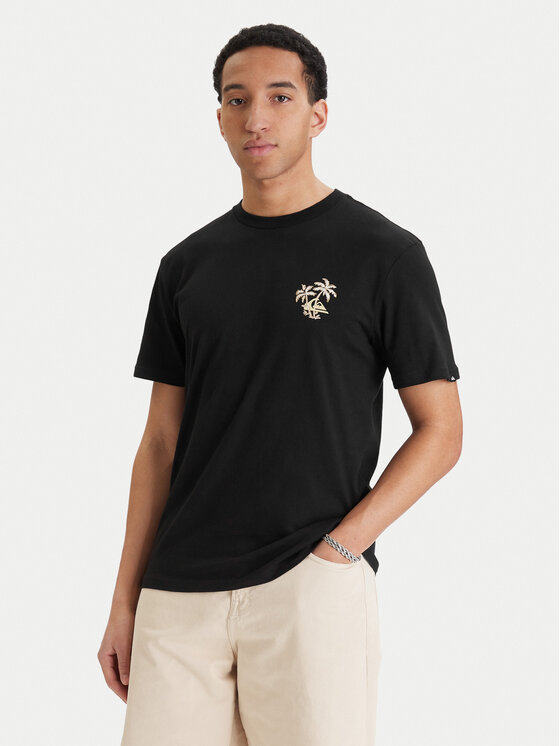 Quiksilver Quiksilver Camiseta Evo Learning From Nature EQYZT08265 Negro Regular Fit