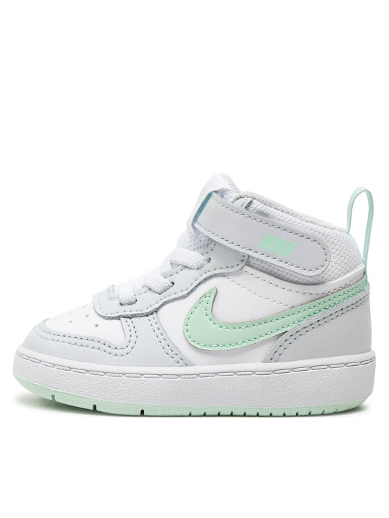 Nike Laisvalaikio batai Nike Court Borough Mid 2 (Tdv) CD7784 011 Pilka