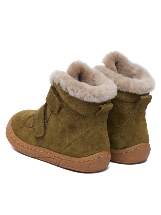 Froddo Kozačky Froddo Minni Suede G2110141-3 S Zelená