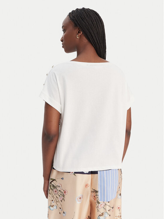 Liu Jo Liu Jo Camiseta WA6437 J6308 Beis Regular Fit