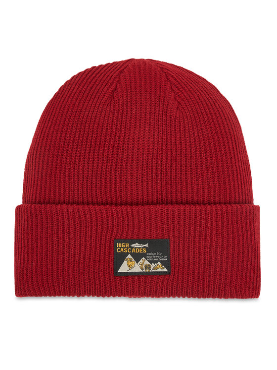 Columbia Шапка Columbia Provisions Cuffed Beanie 2092601 Червен