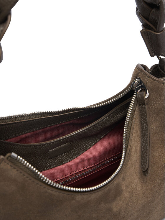 Coccinelle Τσάντα Coccinelle P6P Boheme Suede Bimaterial E1 P6P 13 03 01 Χακί