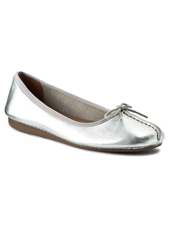 Clarks Balerina Clarks Freckle Ice 261140454 Ezüst