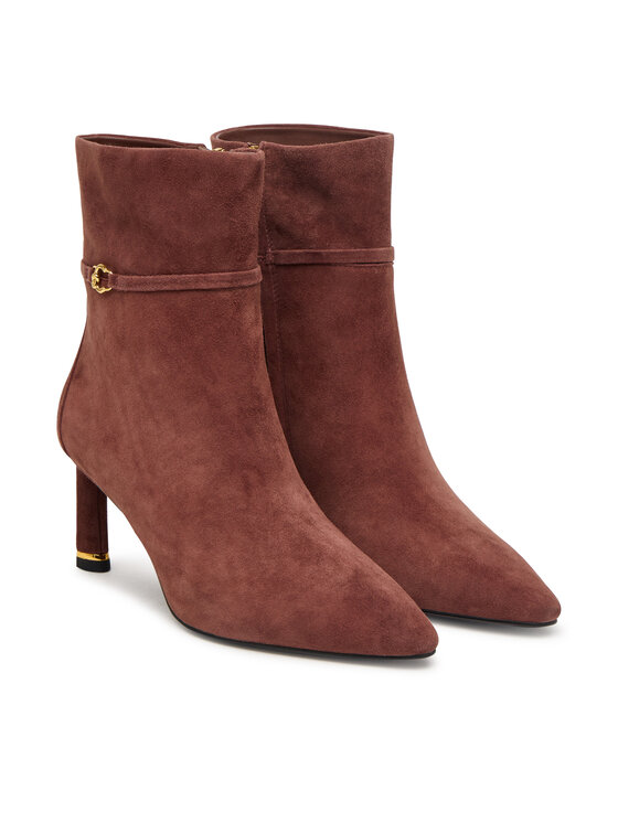 Coccinelle Botki Coccinelle C-look Suede E4 VTL 11 01 01 Brązowy