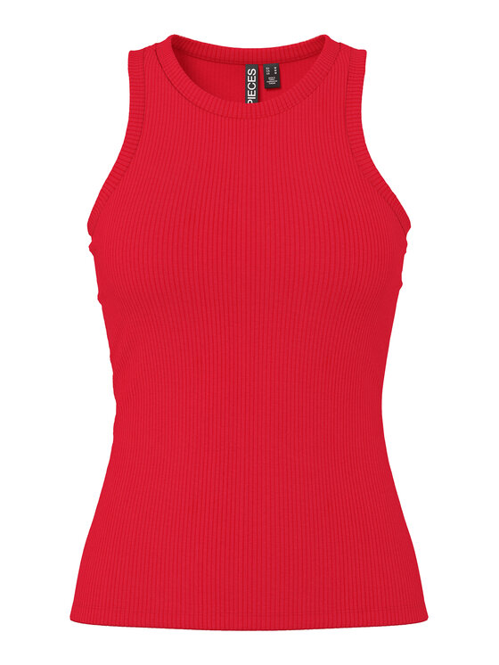 Pieces Pieces Топ Ruka 17133673 Червоний Slim Fit
