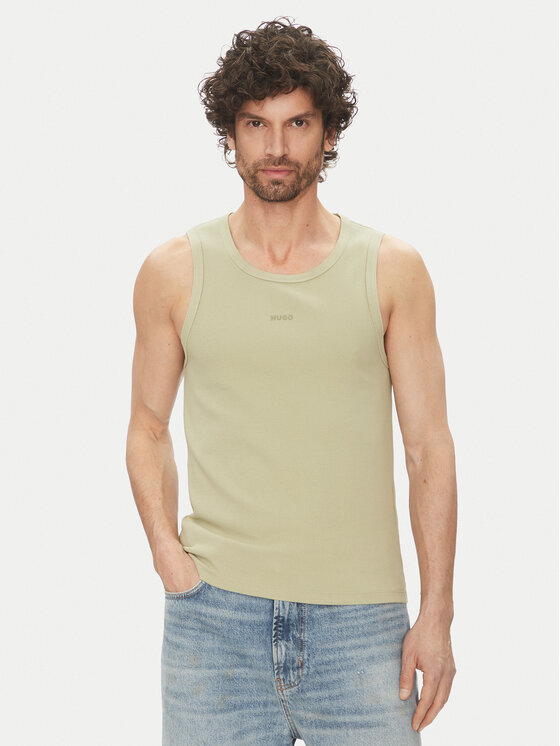 HUGO HUGO Майка Dapota 50542089 Зелений Slim Fit