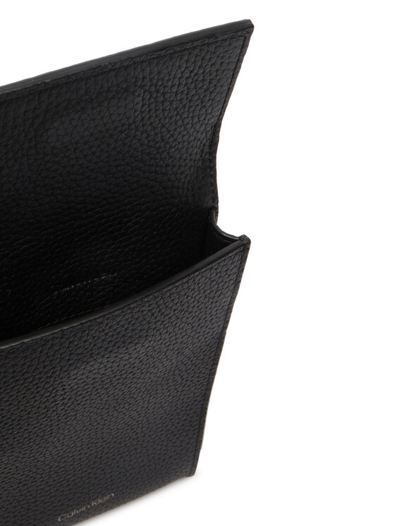 Calvin Klein Geantă pentru telefon Calvin Klein Foil Emboss Phone Crossbody LV04D1275G Negru