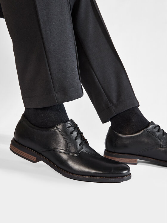 Pantofi Clarks Becken Lace 261452957 Negru | Epantofi.ro