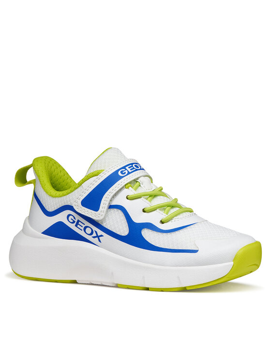 Geox Laisvalaikio batai Geox J Pro-Ran Boy J65P7F 01454 C0293 D Balta