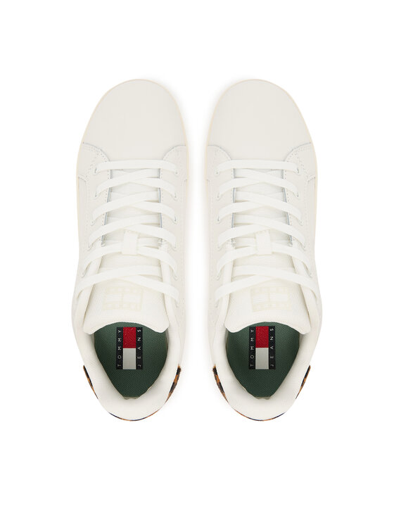 Tommy Jeans Zapatillas Tommy Jeans Tjw Flatform Leopard Sneaker EN0EN02930 Blanco