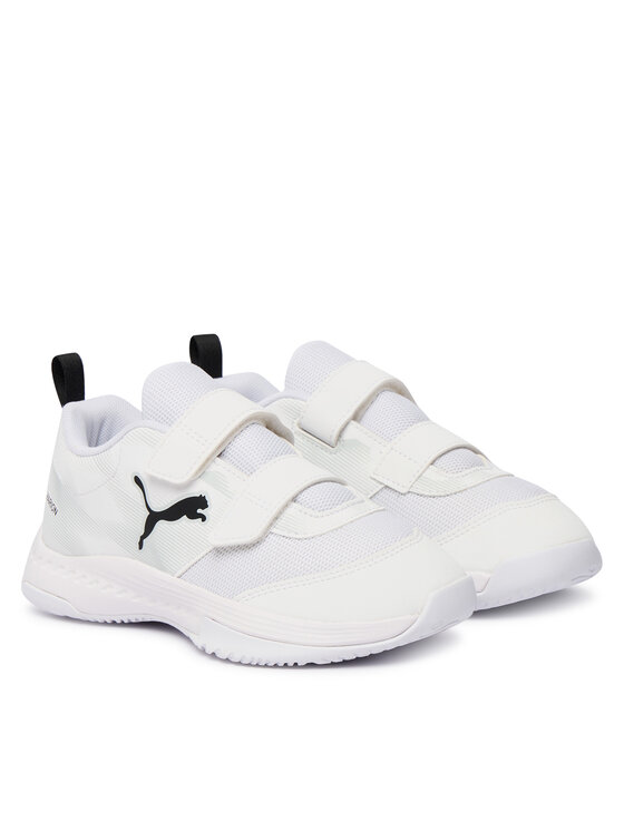 Puma Обувки за зала Puma Varion 3 V Jr 109098 02 Бял