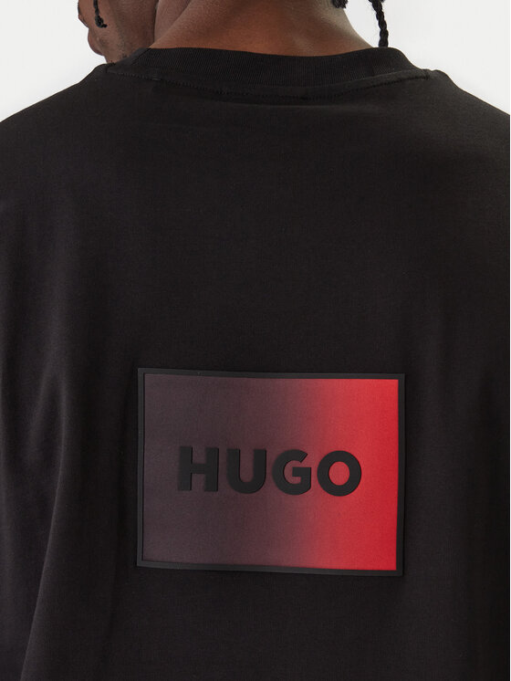 HUGO HUGO Camiseta Danoto 50553144 Negro Regular Fit