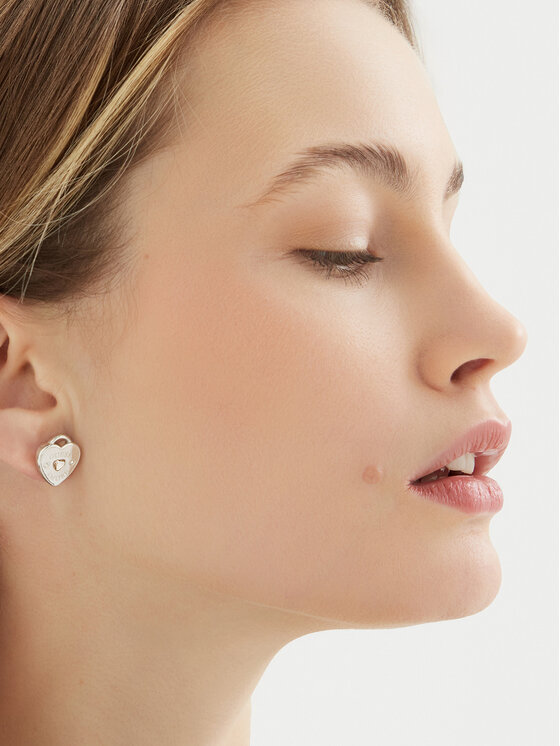 Guess Σκουλαρίκια Guess JUBE05 058JW Ασημί
