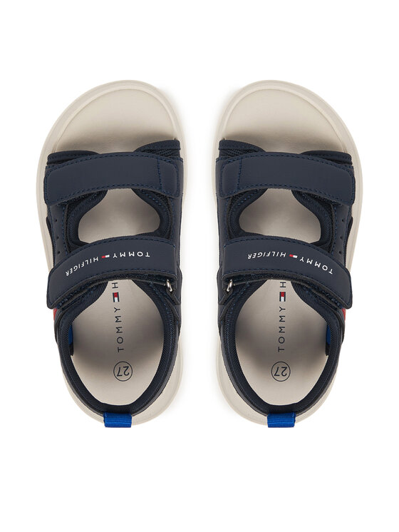 Tommy Hilfiger Σανδάλια Tommy Hilfiger Velcro Sandal T1B2-34386-1591 Σκούρο μπλε