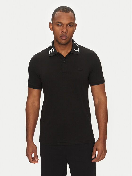 Lacoste Lacoste Поло PH9538 Чорний Slim Fit