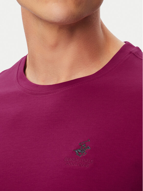 Beverly Hills Polo Club Beverly Hills Polo Club Футболка P-SS26M-TS41740 Бордовий Regular Fit